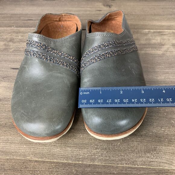 Chaco Womens Harper Caribou Mules Shoes CastleRock (Gray/Green) Slip On Size 8 - Picture 3 of 10